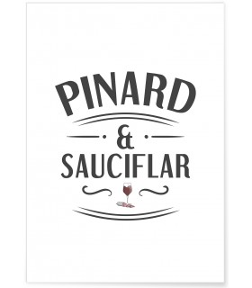 Affiche "Pinard & Sauciflar"