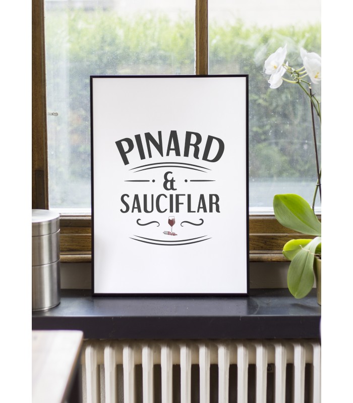 Affiche "Pinard & Sauciflar"