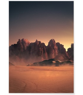 Poster Mars Landscape
