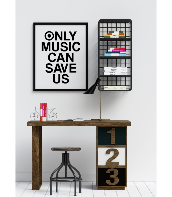 Affiche "Only Music can save us"