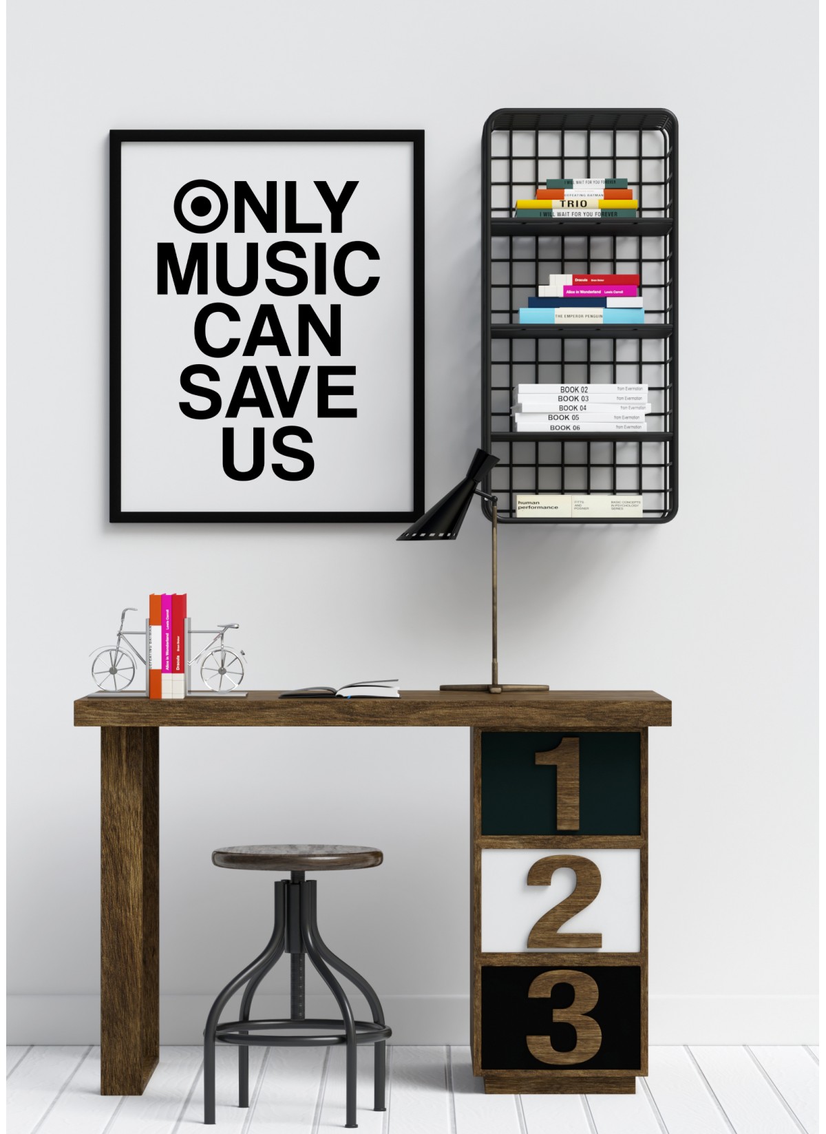 Affiche "Only Music can save us"