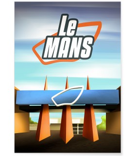 Affiche Le Mans