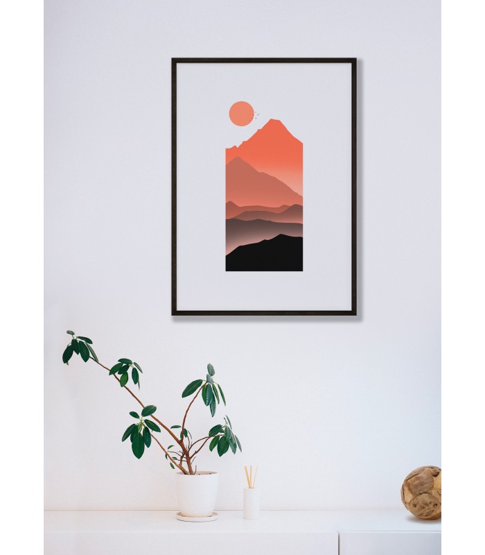 Affiche Montagne du soleil