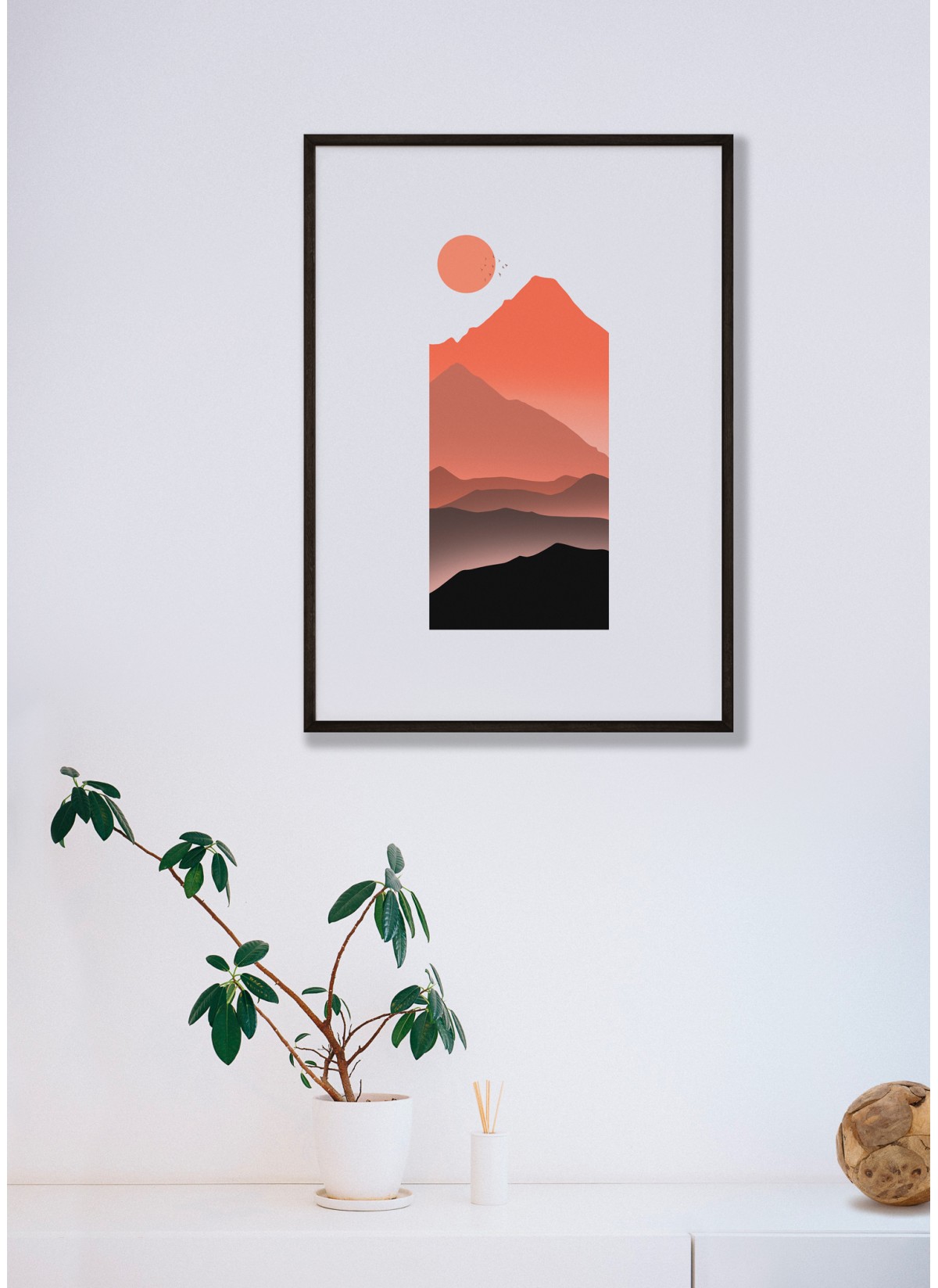 Affiche Montagne du soleil