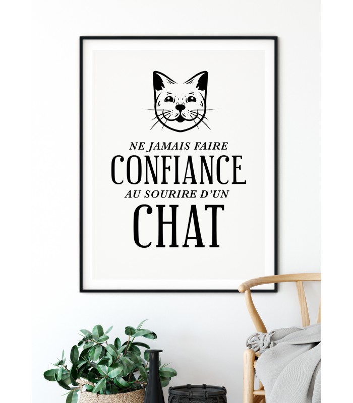 Affiche Sourire de chat