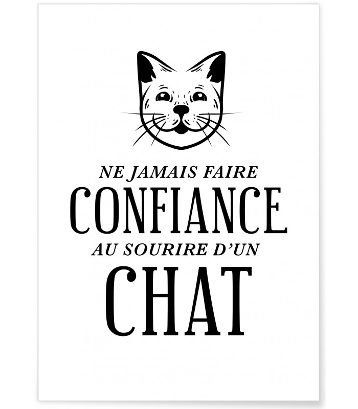 Affiche Sourire de chat