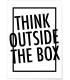 Affiche "Think Outside the box"