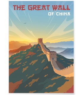 Affiche Grande Muraille de Chine