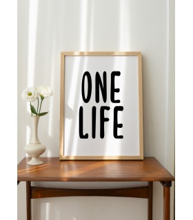 Affiche "One life" 2