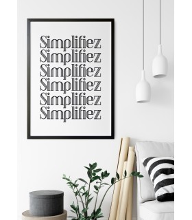 Affiche Simplifiez