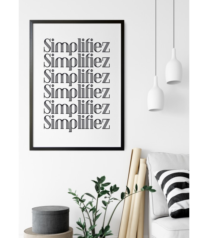 Affiche Simplifiez