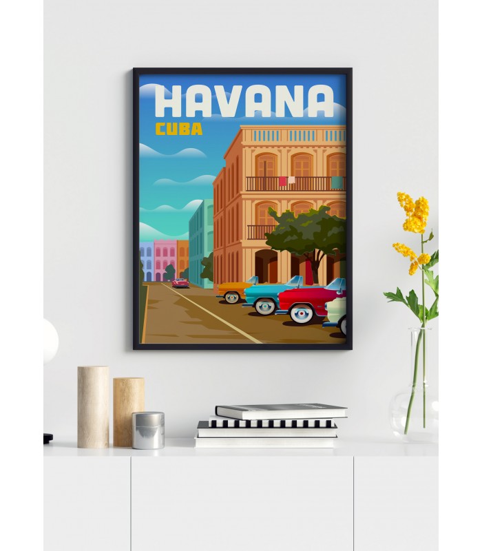 Affiche Cuba La Havane