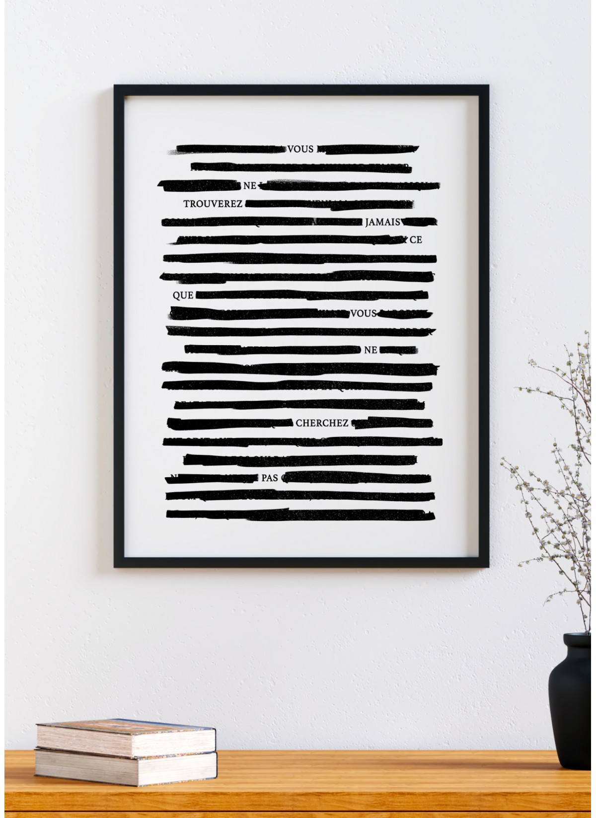 Affiche "Vous ne trouverez..."