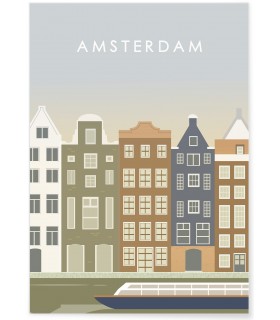 Affiche Amsterdam