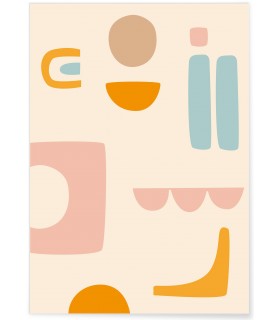 Affiche Abstract Figures 8
