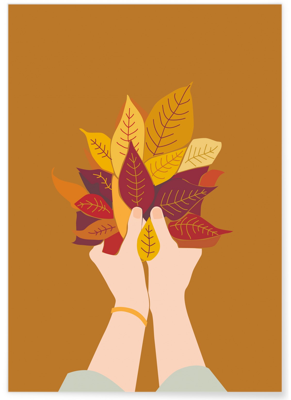 Affiche Abstract Autumn 2