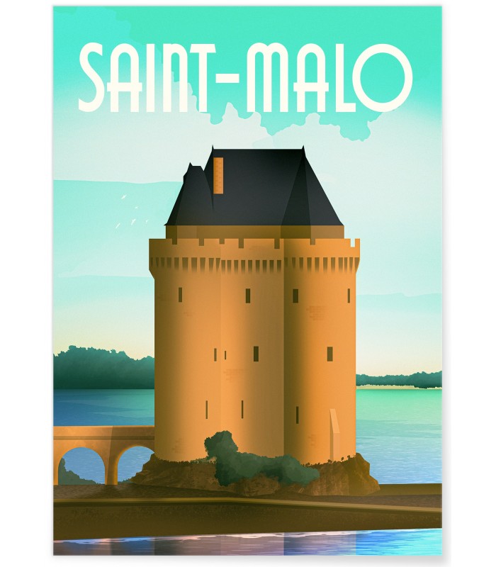 Affiche Saint-Malo