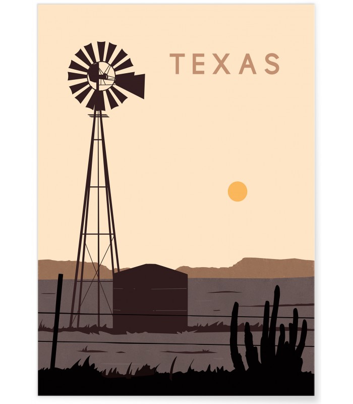 Affiche Texas