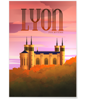 Affiche Lyon Fourvière 2