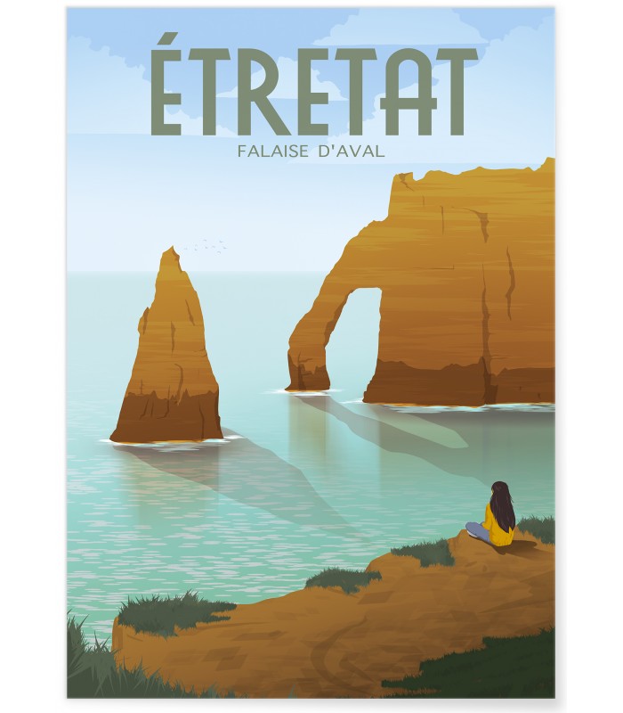 Affiche Étretat