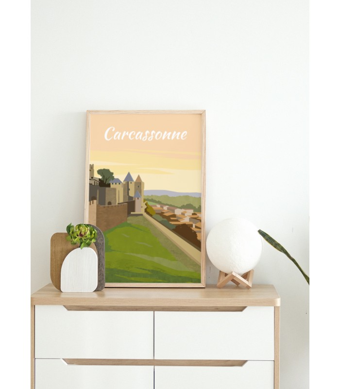 Affiche Carcassonne