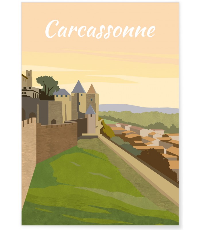 Affiche Carcassonne