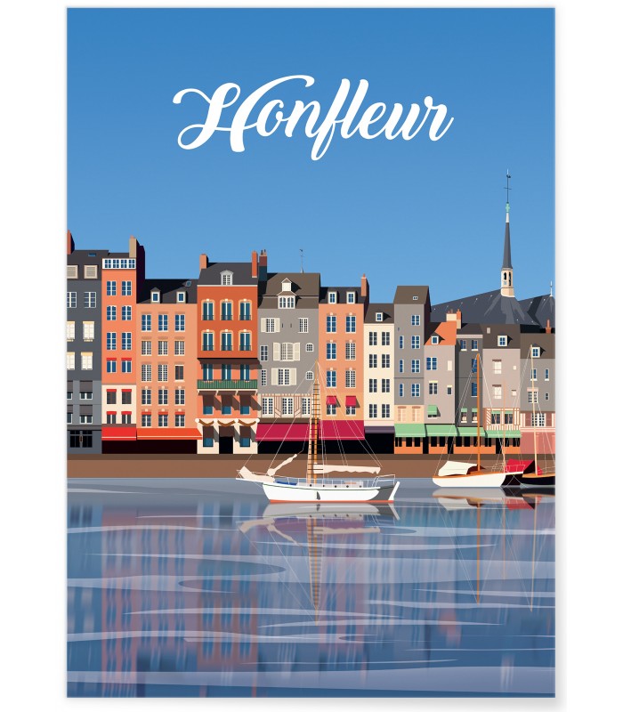 Affiche Honfleur