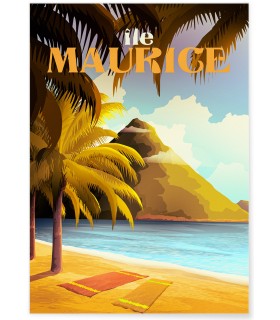 Affiche Île Maurice