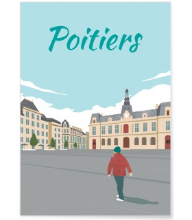 Affiche Poitiers