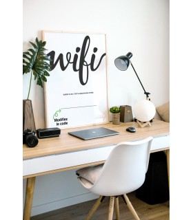 Affiche code wifi [personnalisable]