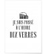 Affiche Heures dix verres