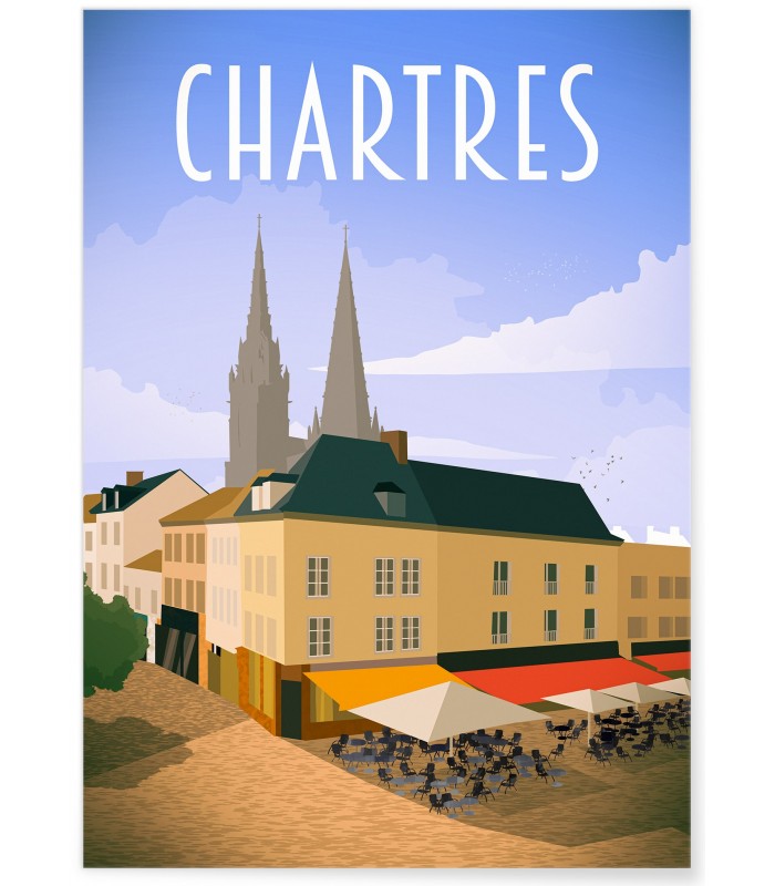 Affiche Chartres