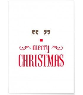 Affiche Merry Christmas