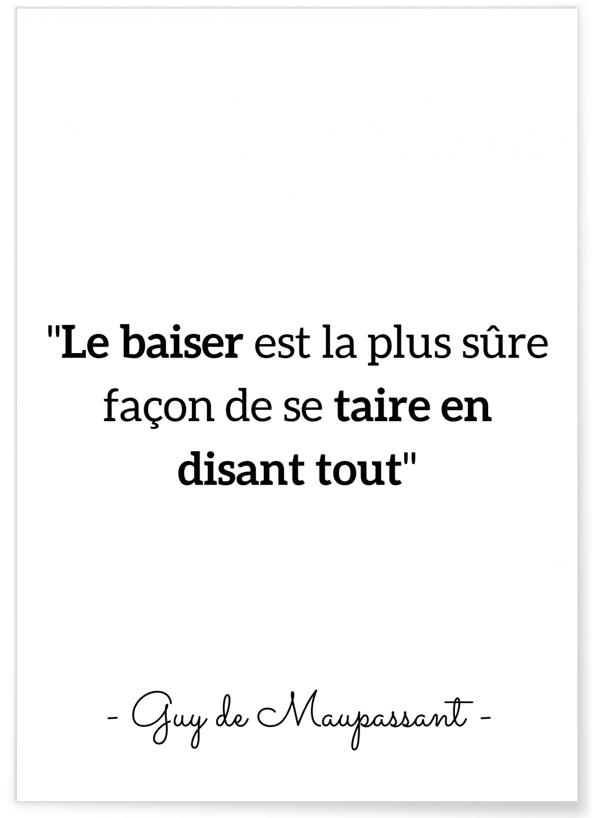Affiche Citation Romantique Pour Faire Un Cadeau Original L Afficherie