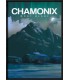 Affiche Chamonix-Mont-Blanc nuit