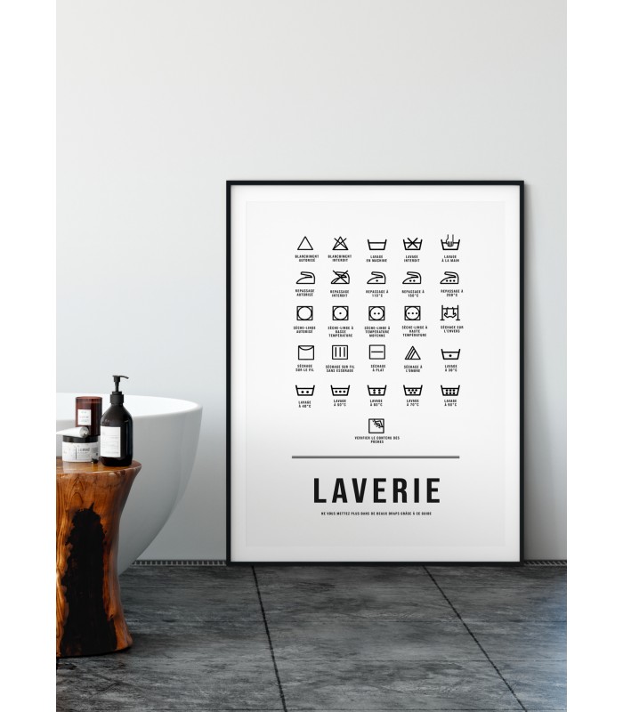 Affiche Laverie