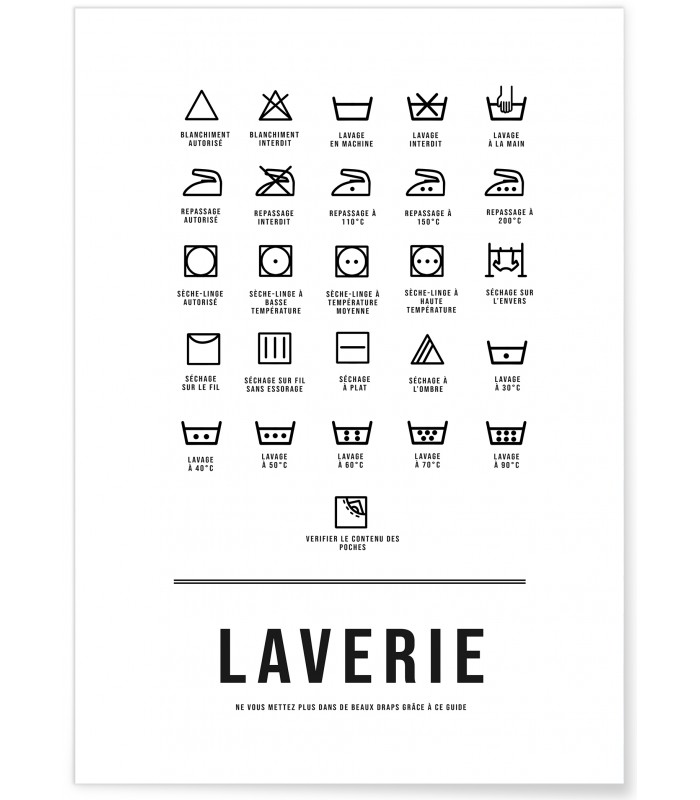 Affiche Laverie