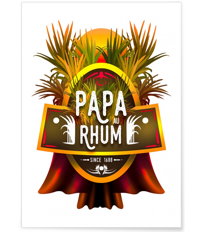 Affiche Papa au rhum