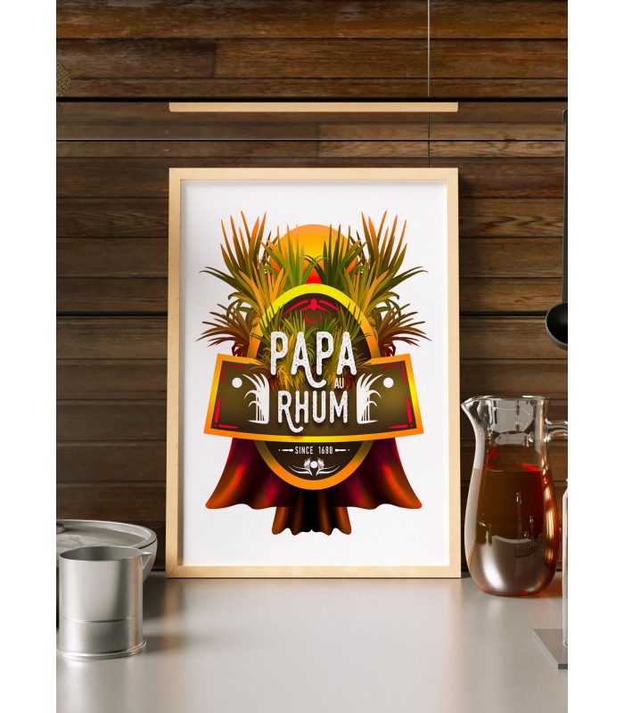 Affiche Papa au rhum