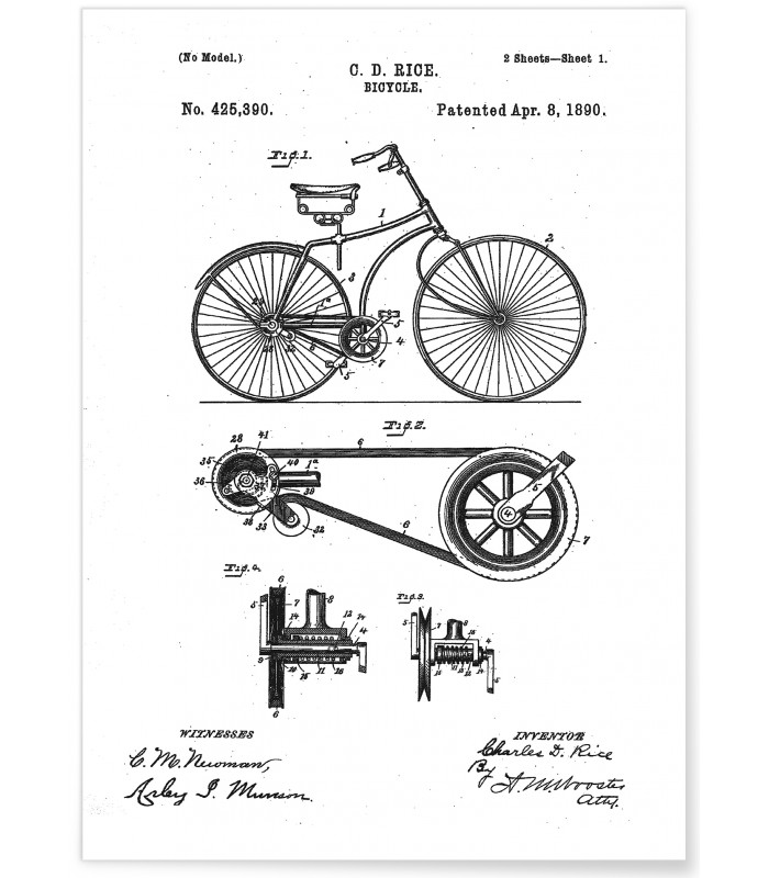 Affiche Brevet vélo