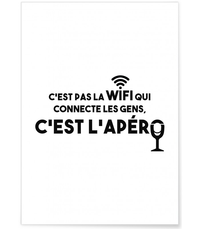 Affiche Apéro Connexion