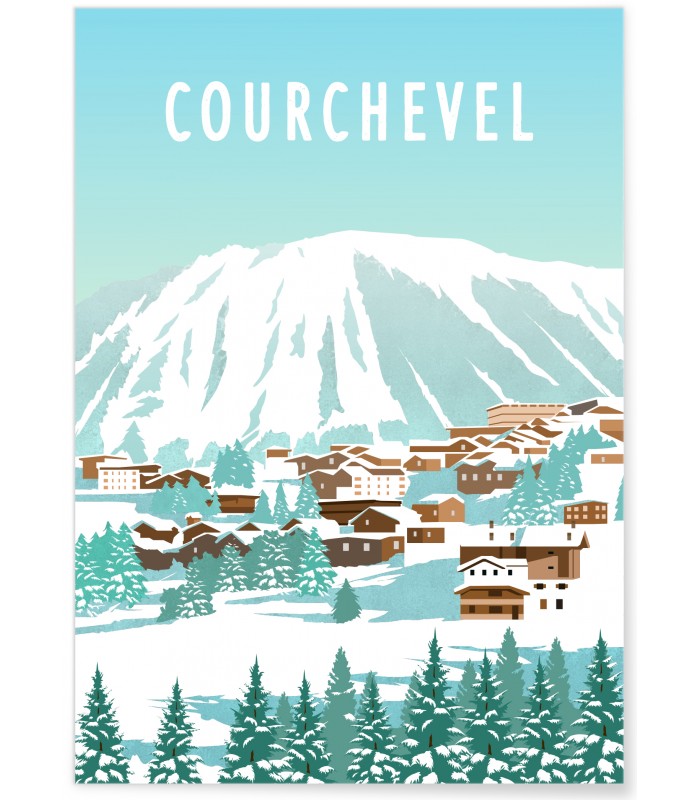 Affiche Courchevel