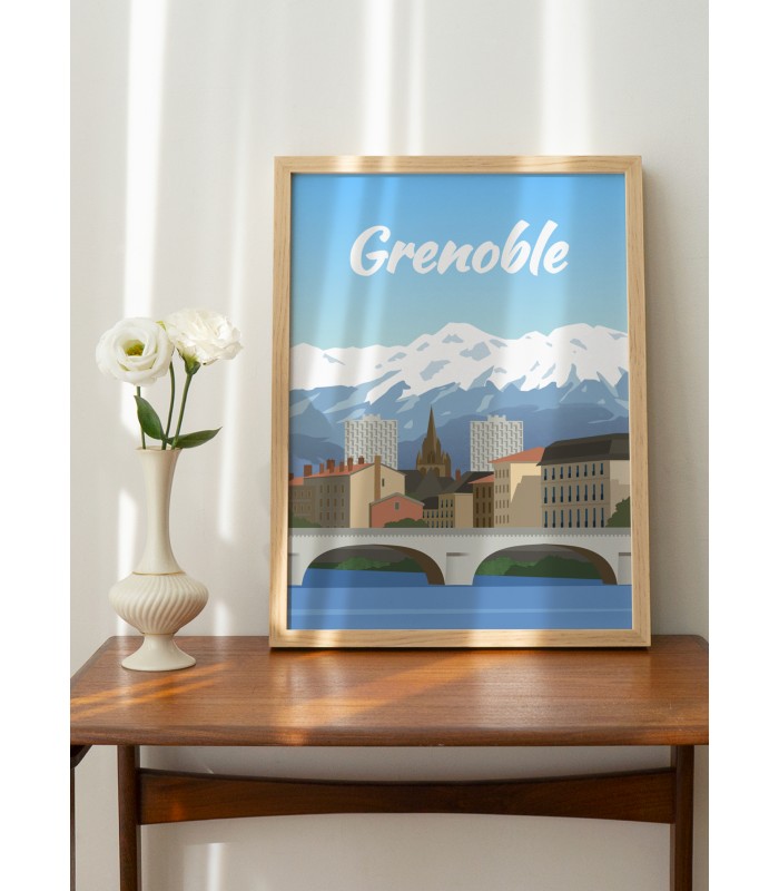 Affiche ville Grenoble