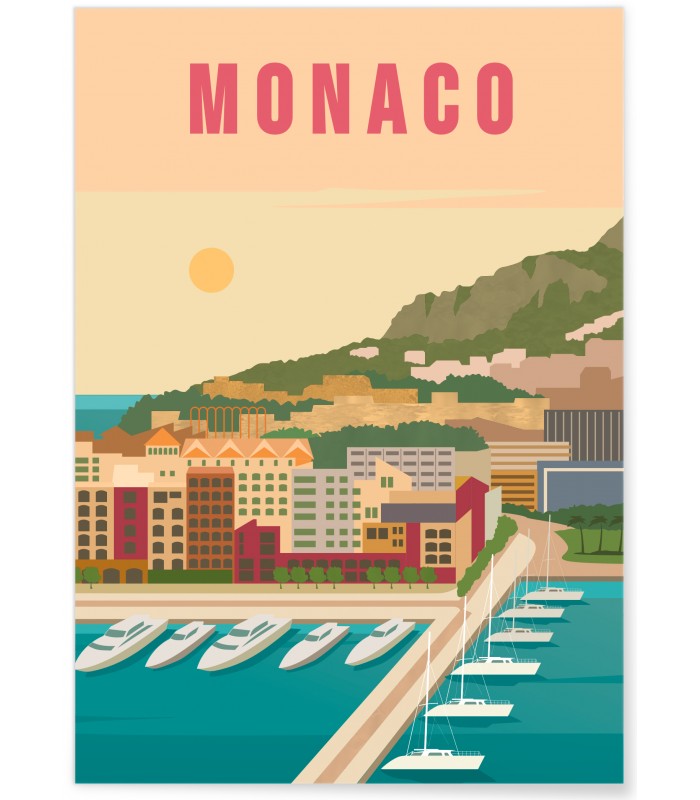 Affiche Monaco