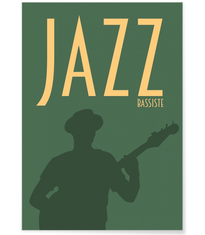 Affiche Jazz Bassiste