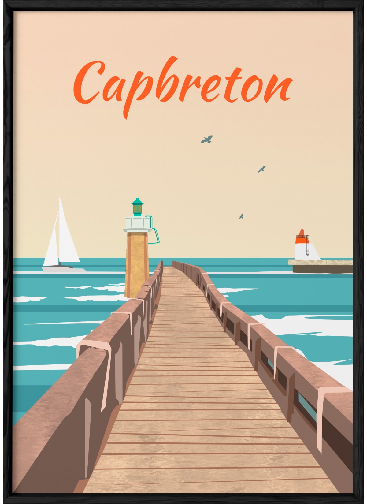 Affiche Capbreton
