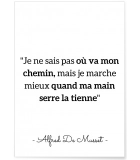 Affiche citation Alfred de Musset
