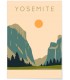 Affiche Parc national de Yosemite