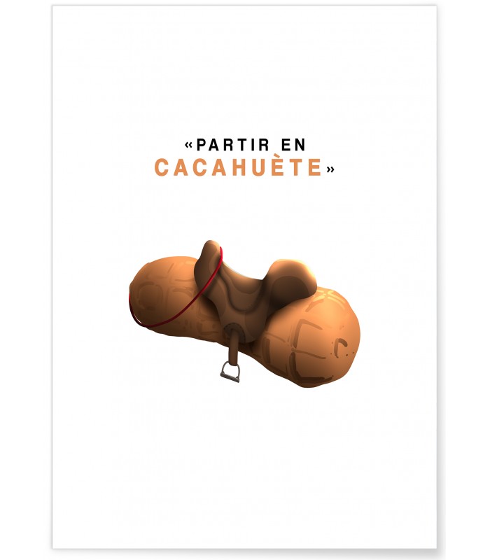 Affiche "Partir en cacahuète"