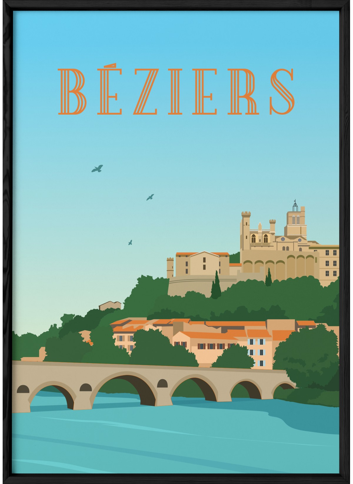 Affiche Béziers
